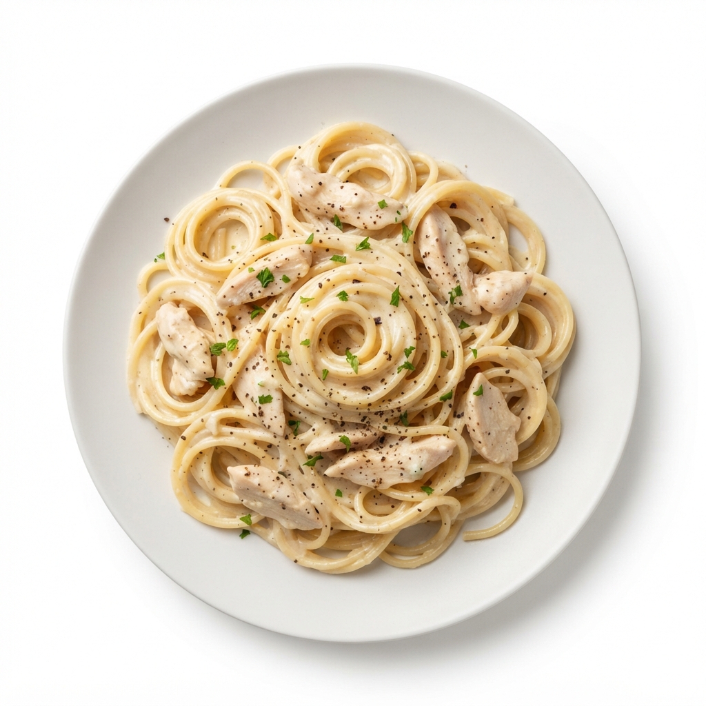 Chicken Carbonara Spaghetti — frozen ready meal