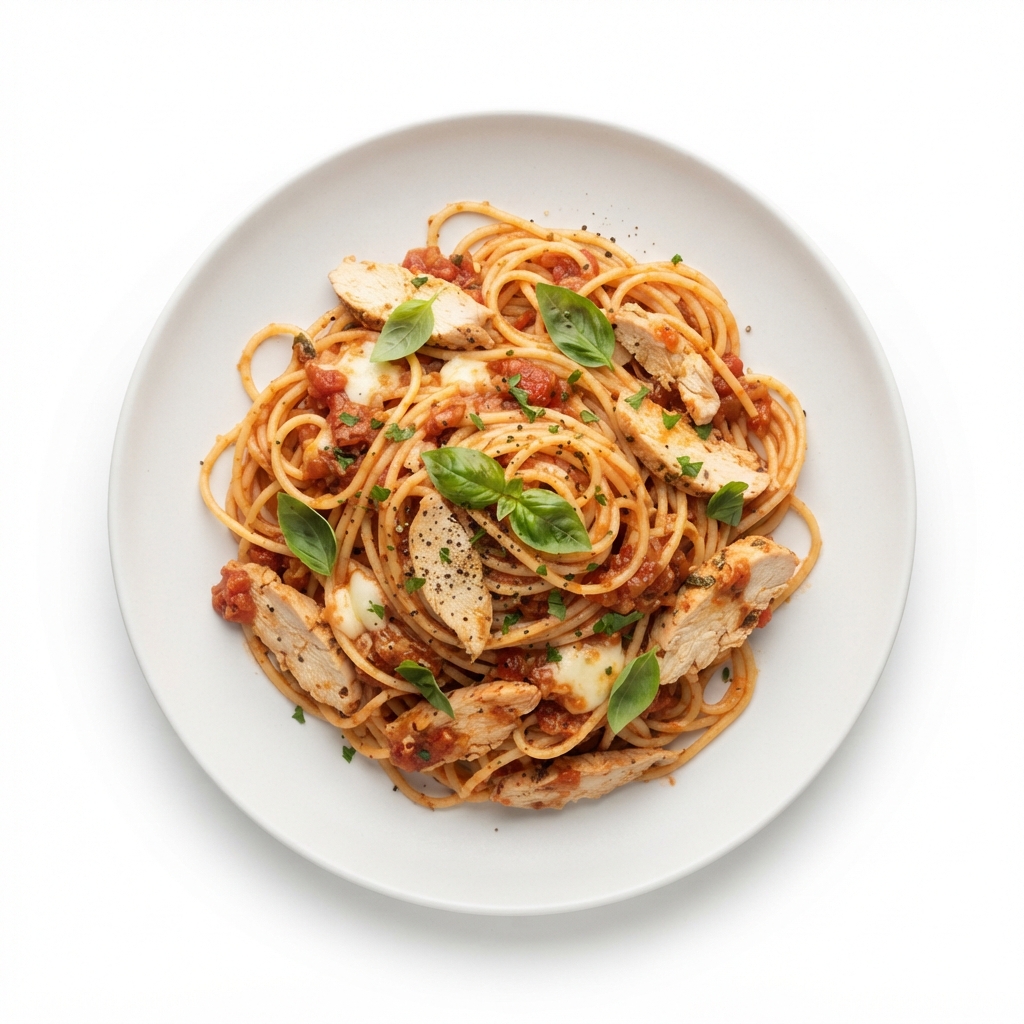Chicken Parmesan Spaghetti — frozen ready meal