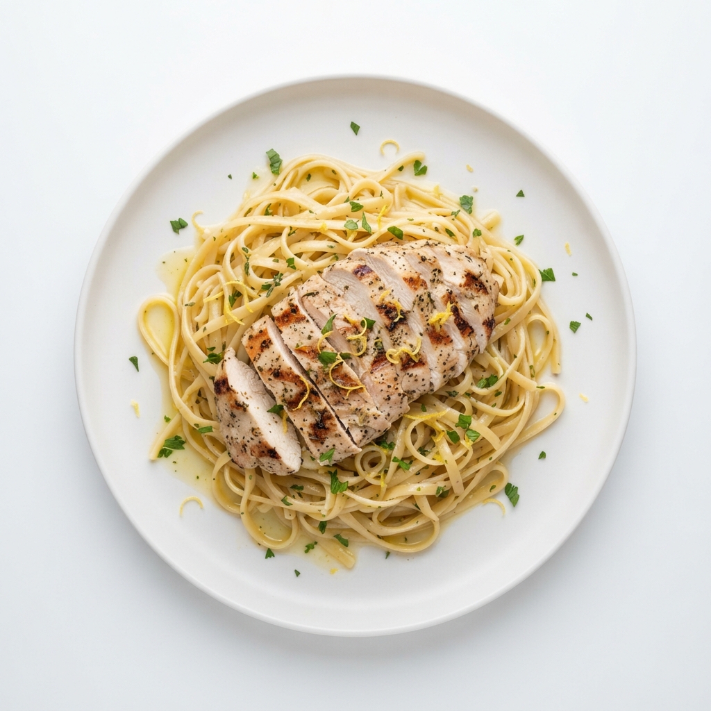 Lemon Herb Chicken Linguine — frozen ready meal